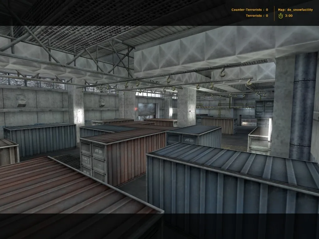 Скачать Карта de_snowfacility для CS 1.6 — Подробный обзор и тактика - Скриншот