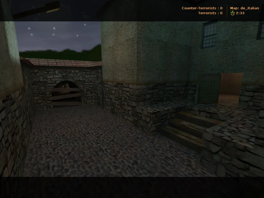 Скачать Карта de_italian для CS 1.6: Тактики и особенности - Скриншот