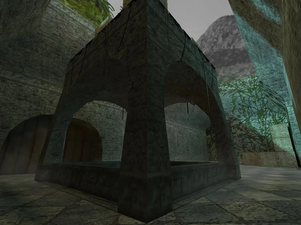Скачать Карта de_azrain_1bt_beta для CS 1.6: баланс сторон, точки, .nav и оптимизация wpoly/epoly - Скриншот