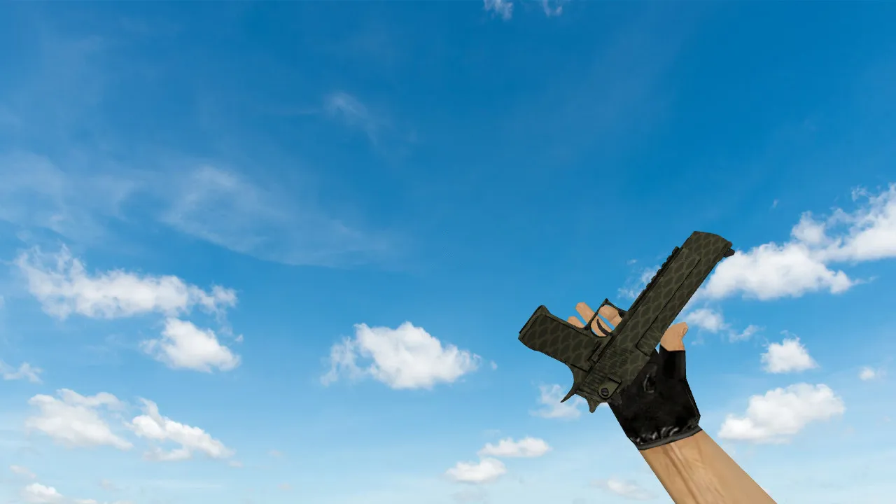 Скачать Модель Deagle «Африканская сетка» для CS 1.6 - Качественная графика и анимация - Скриншот