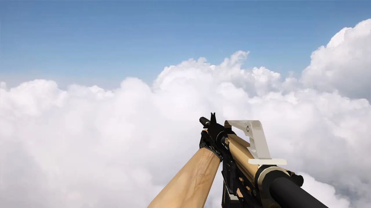 Скачать Модель «M4A1 Divine» v_m4a1, p_m4a1, w_m4a1 для CS 1.6: звуки, анимация осмотра, текстуры - Скриншот