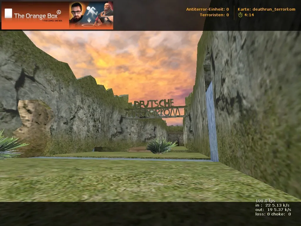 Скачать deathrun_terrorkom_v1 для CS 1.6: карты deathrun, спавны, ловушки, точки для терроров и выживших - Скриншот