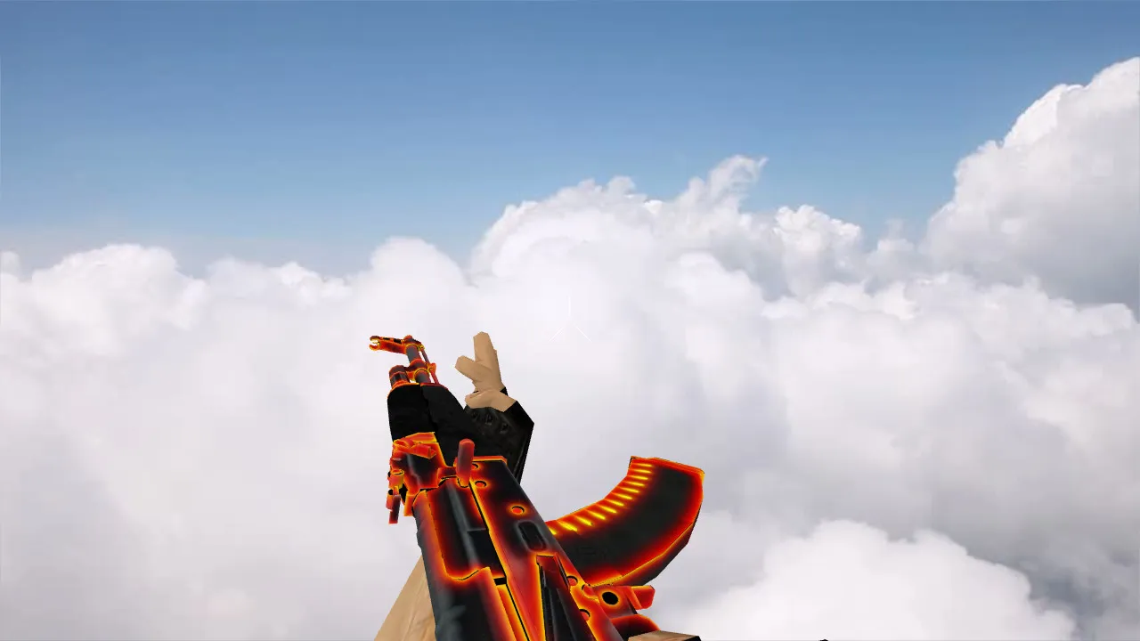 Скачать Модель «AK-47 Heat» для CS 1.6 - Качество и Уникальность - Скриншот