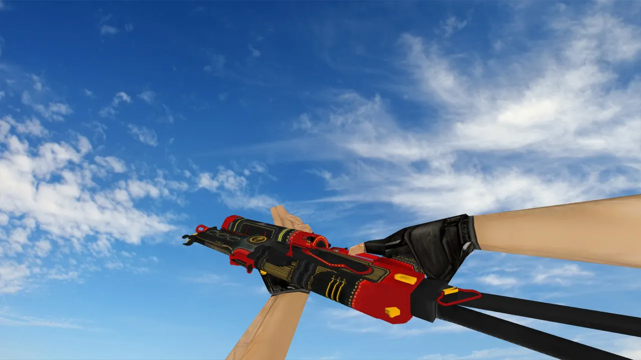 Скачать Модель «PP-19 Bizon Steam Engine» для CS 1.6 - Скриншот