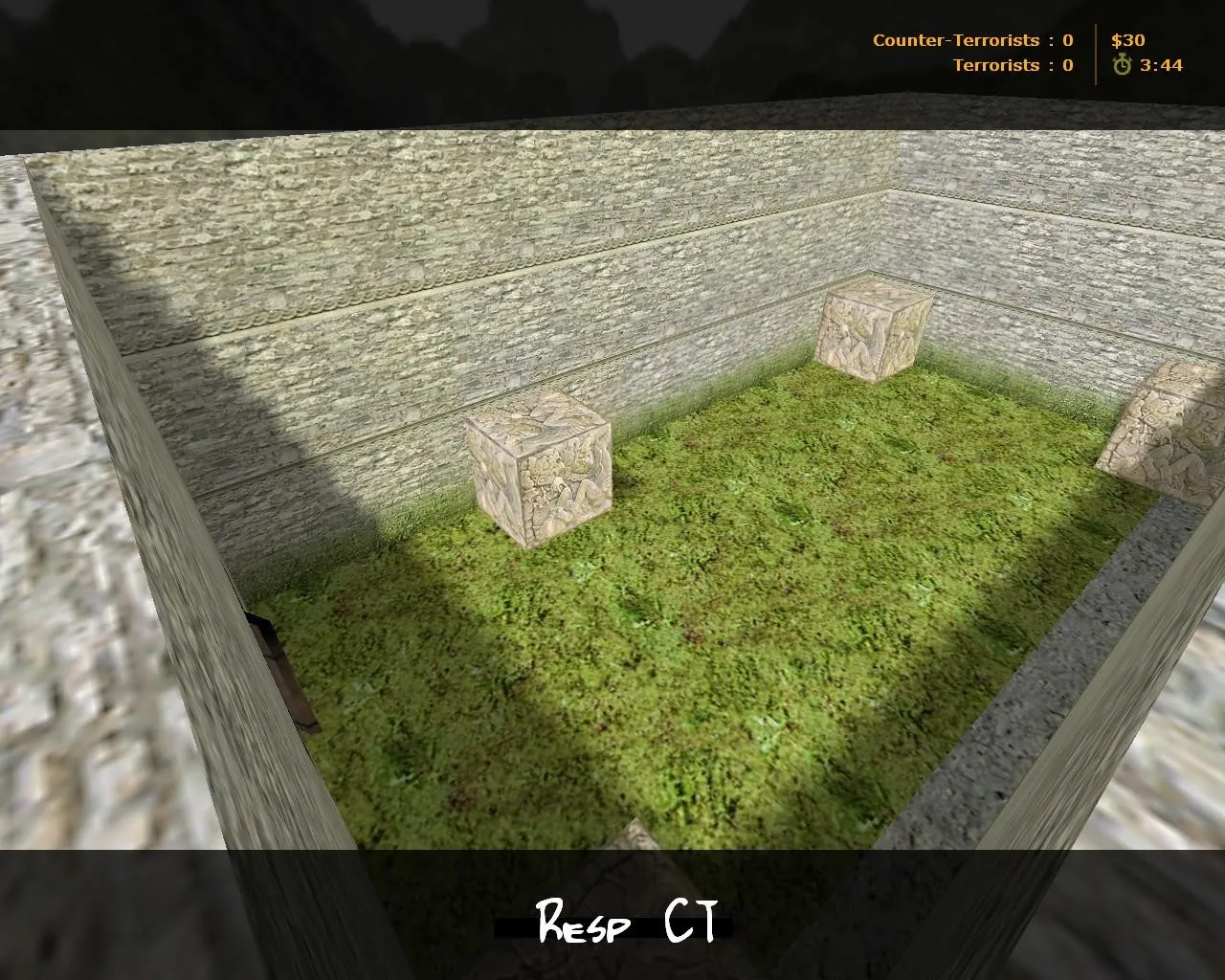 Скачать Карта de_aztec_new для CS 1.6: тактика за Т и за КТ, точки контроля, .nav для ботов и оптимизация - Скриншот