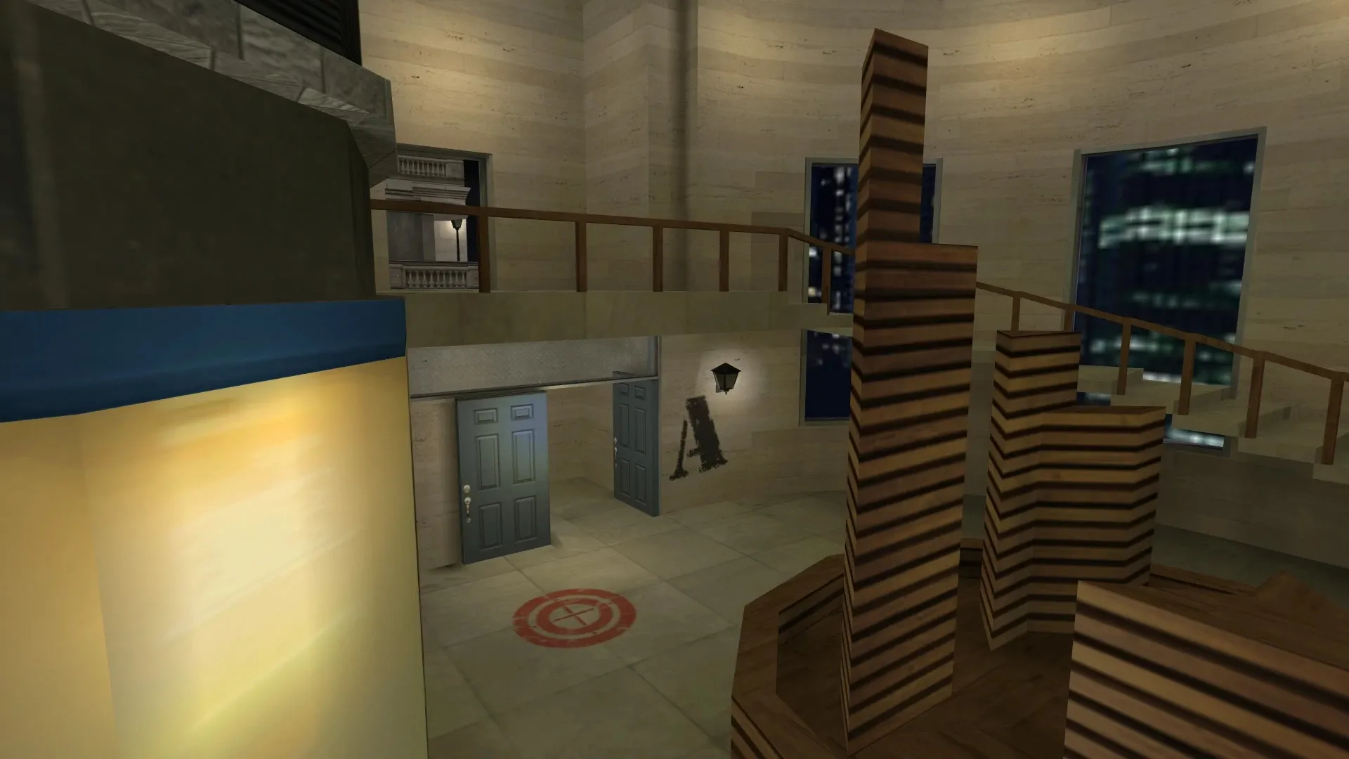 Скачать Карта de_skyscraper для Counter-Strike 1.6 – тактические особенности и советы - Скриншот