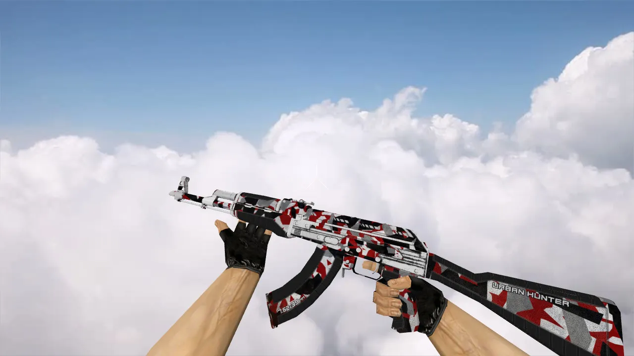 Скачать Модель «AK-47 Modern Hunter» для CS 1.6 - Оружие с уникальным дизайном - Скриншот