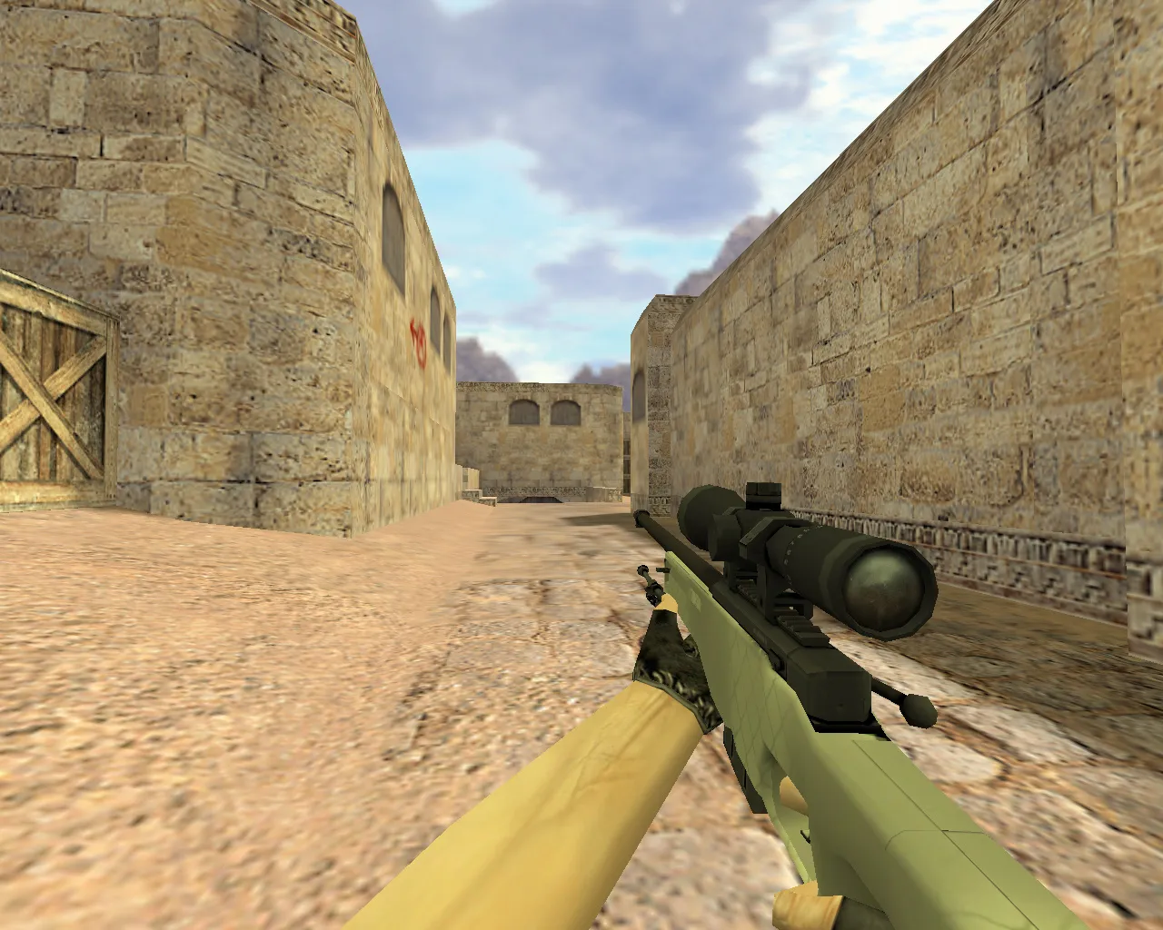 Скачать Модель «AWP Африканская сетка» для CS 1.6 – Оружие с уникальным дизайном - Скриншот