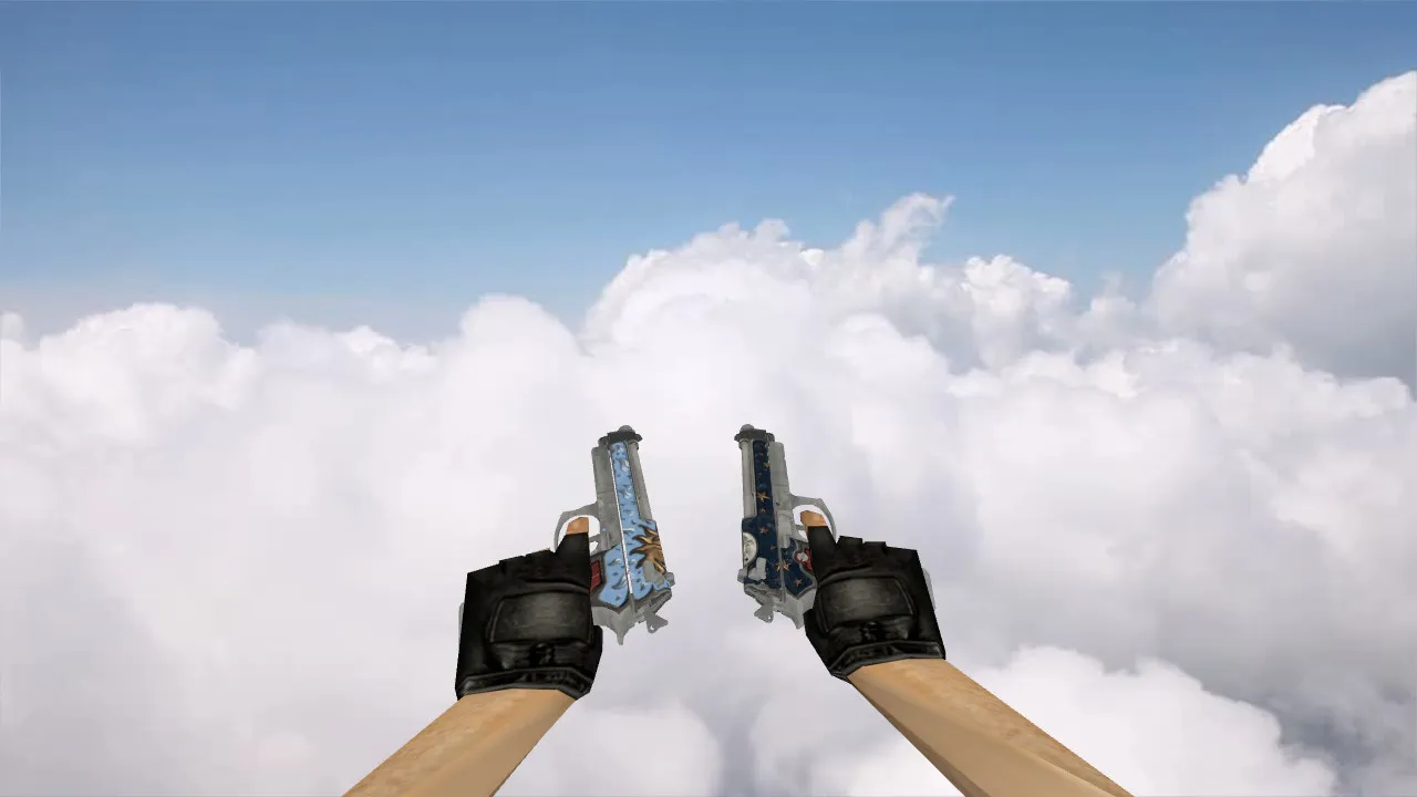 Скачать Модель «Dual Berettas Luna y Sol» для CS 1.6 - Подробный обзор - Скриншот