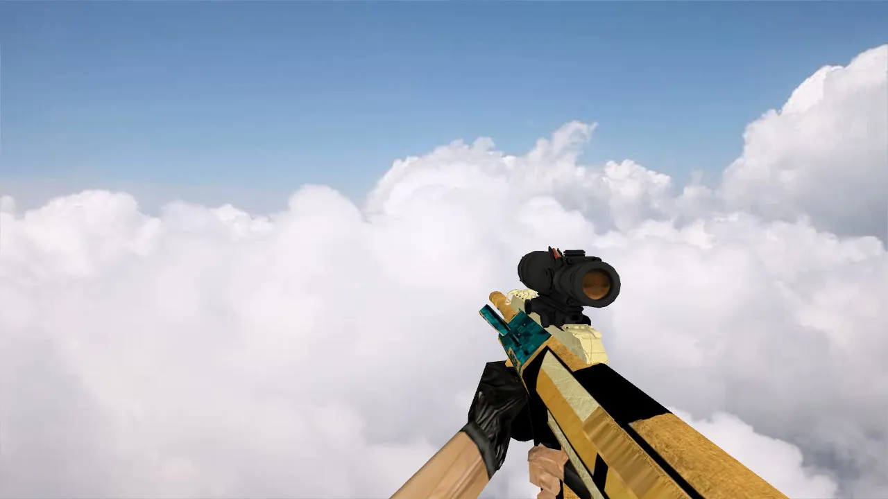 Скачать Модель AUG Deco для CS 1.6 - Уникальный стиль и функциональность - Скриншот