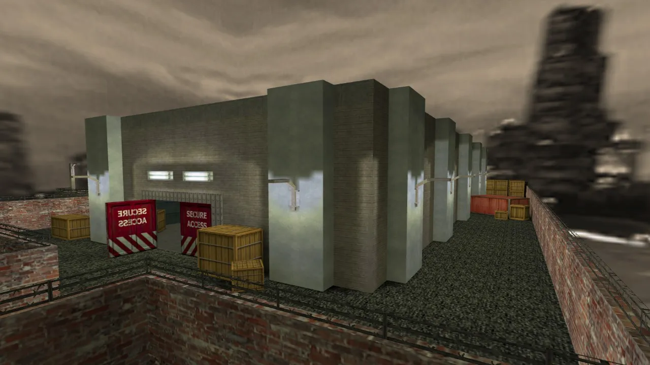 Скачать Карта de_warehousev3 для CS 1.6: тактики и особенности - Скриншот