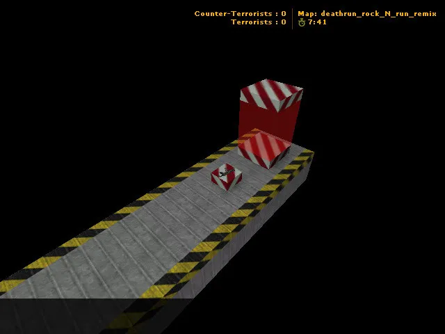 Скачать deathrun_rock_n_run_remix для CS 1.6: карта deathrun, точки, маршрут и оптимизация - Скриншот