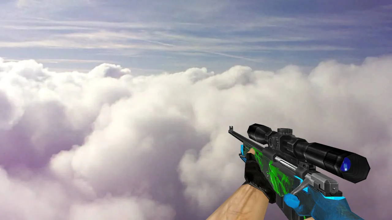 Скачать Модель «Default AWP Bluvy» для CS 1.6 - Качество и Уникальность - Скриншот