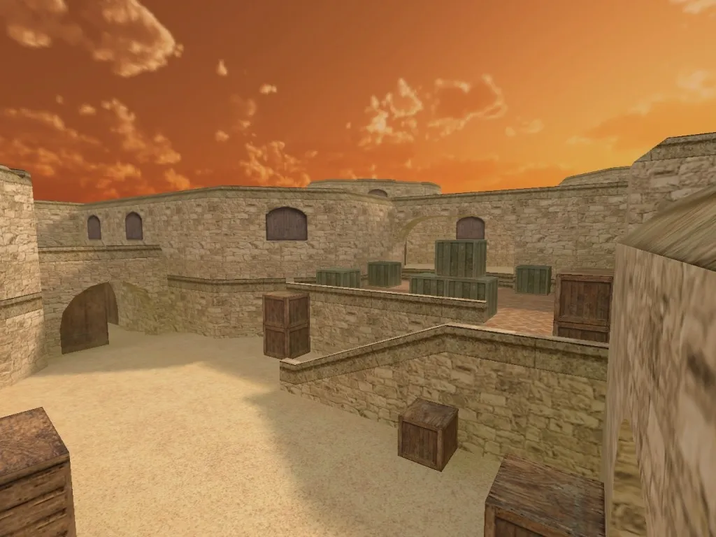 de_deltareid_sr2012 карта для CS 1.6: баланс сторон, тактика, bоты .nav и оптимизация — скриншот 6