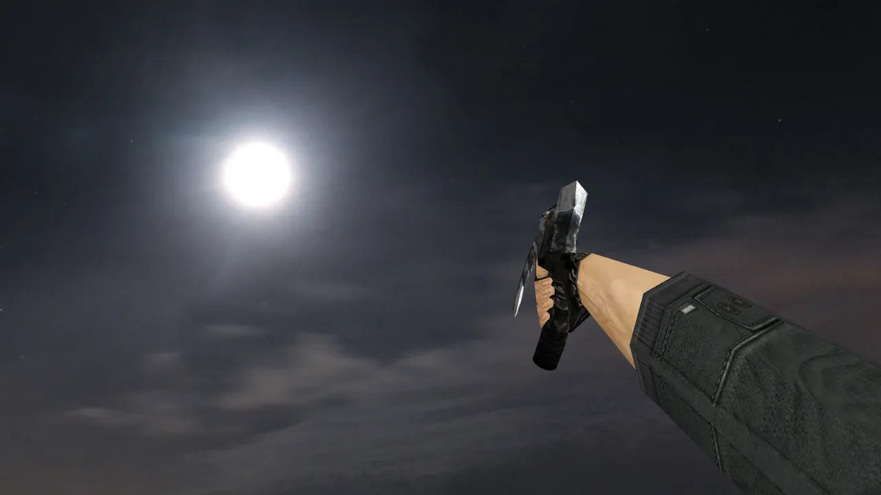 Скачать Модель ножа «Blackshot Wolf Fang» v_ knife для CS 1.6: p_ и w_ версии, звуки, анимация осмотра, текстуры - Скриншот