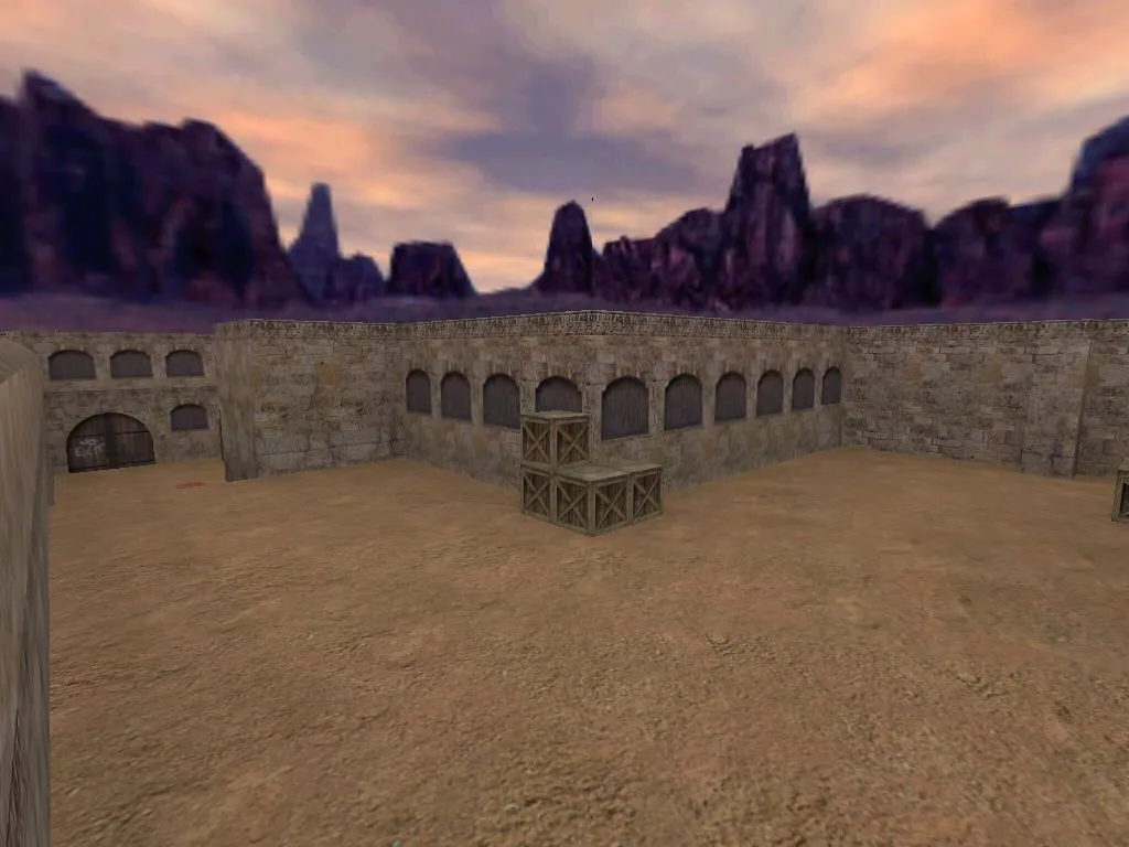 de_arabia2 для CS 1.6: тактики за CT/T, точки на пленте, .nav и оптимизация карты — скриншот 7