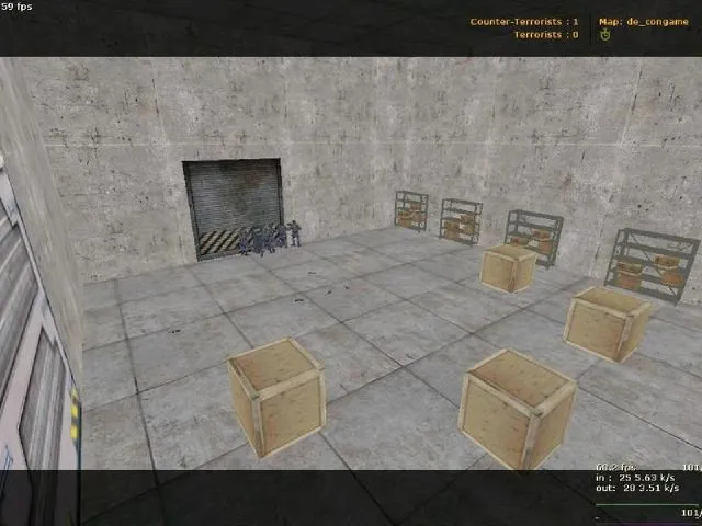 Скачать Карта de_congame для CS 1.6: тактика за T/CT, точки, маршруты и настройка сервера - Скриншот