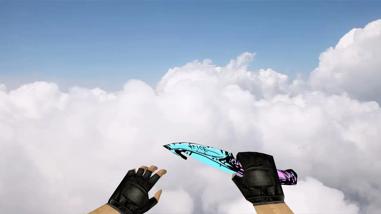 Скачать Модель «Gut Knife Slice» v_ для CS 1.6: p_ w_ нож, звуки, анимация осмотра, качество текстур - Скриншот