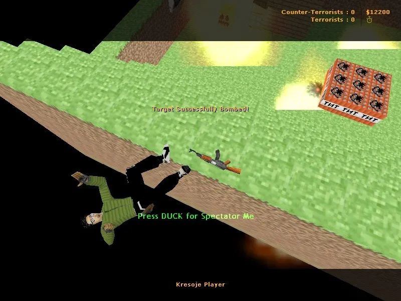 Скачать Карта de_minecraft_2012 для CS 1.6: Тактика и особенности - Скриншот