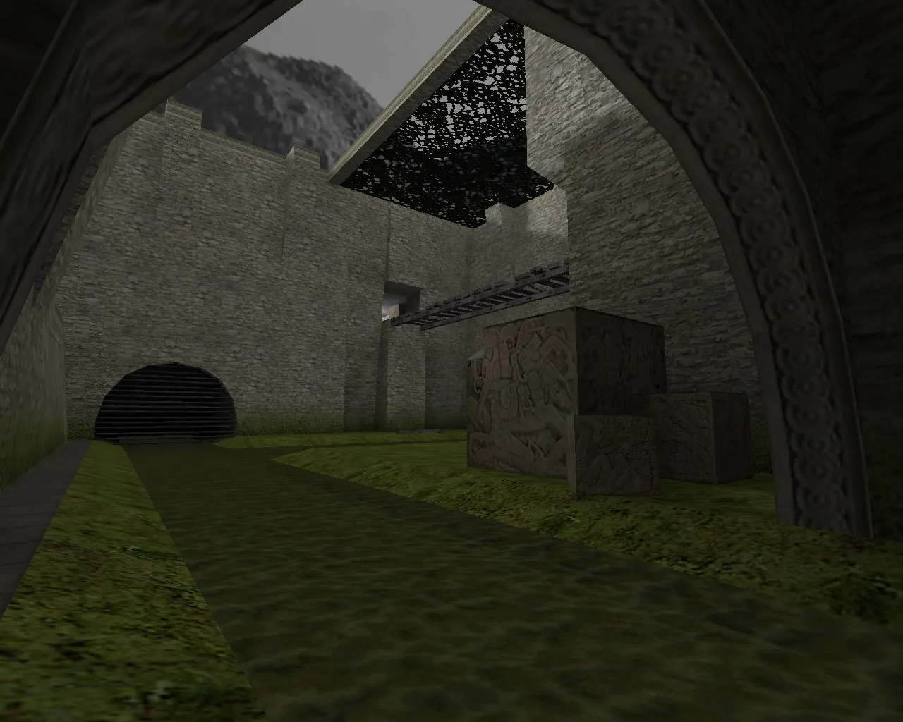 de_aztec_fal для CS 1.6: баланс сторон, точки, .nav, оптимизация wpoly/epoly и настройка ботов — скриншот 7
