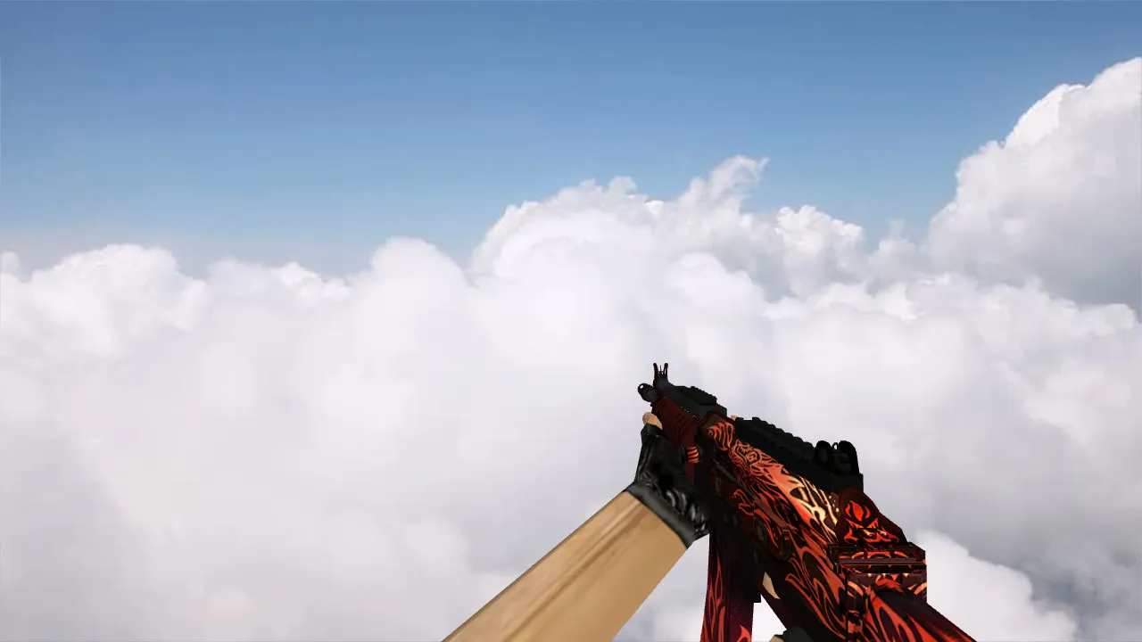 Скачать Модель Galil Scorching Dragon для CS 1.6 - Уникальные текстуры и анимация - Скриншот