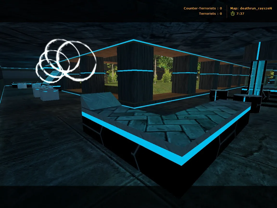Скачать deathrun_rayxzen_x — карта deathrun для CS 1.6: точки, ловушки, .nav и оптимизация - Скриншот