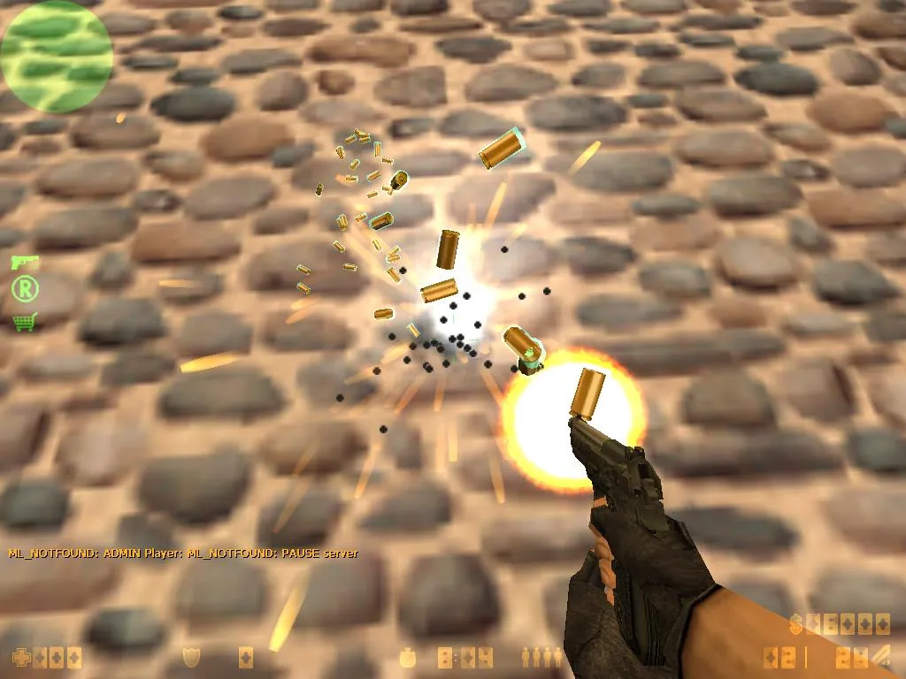 Скачать Модель гильз «Glowing Shells» для CS 1.6: v_ и p_ модели, звуки, анимация осмотра, текстуры - Скриншот