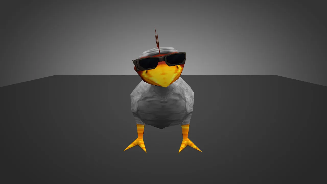 Скачать Модель «Awesome Chicken» для CS 1.6 - Уникальная курица с высоким качеством текстур - Скриншот
