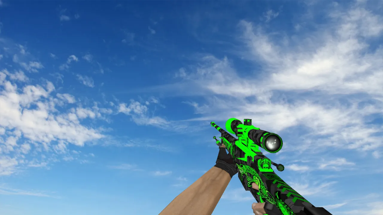 Скачать Модель AWP Fenrir для CS 1.6 - Высокое качество и точность - Скриншот