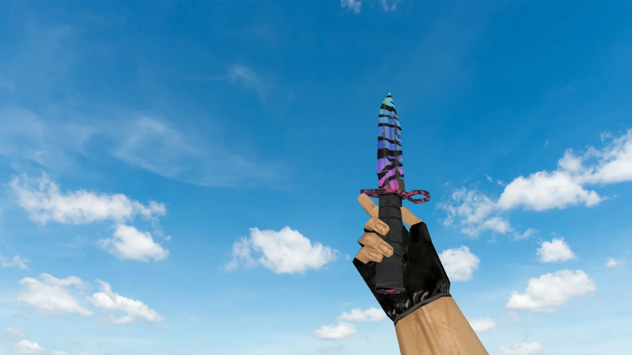 Скачать Модель ножа v_ p_ w_ M9 Bayonet Superfurry для CS 1.6: звук, анимация осмотра, качество текстур - Скриншот