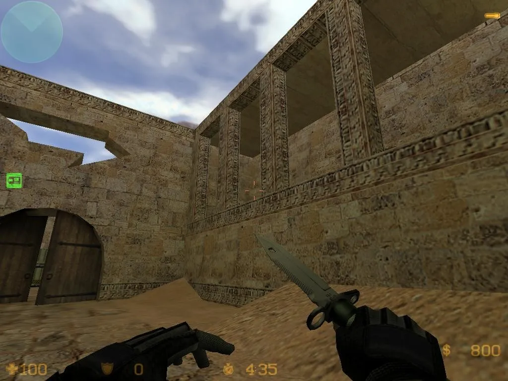 de_dust15 карта для CS 1.6: точки за Т и КТ, .nav для ботов, оптимизация wpoly/epoly — скриншот 6
