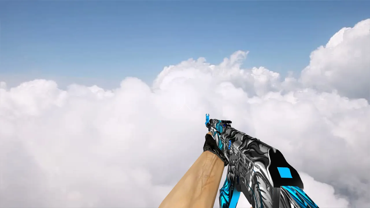 Скачать Модель AK-47 Tokolosi Neptune v_ для CS 1.6: p_ w_ звуки, анимация осмотра, текстуры - Скриншот