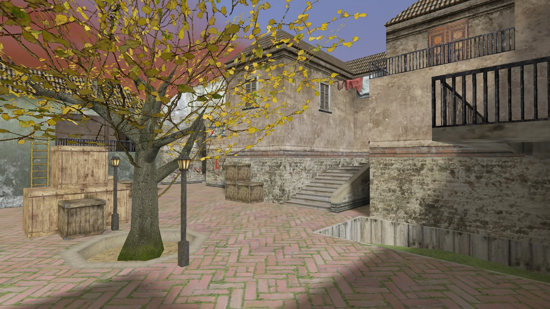 Скачать Карта de_esl_autumn для CS 1.6: тактика CT/T, точки контроля, .nav для ботов и оптимизация - Скриншот