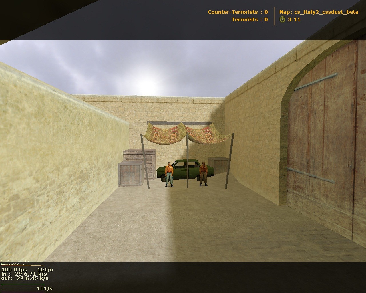 cs_italy2_cssdust_beta - скриншот 4