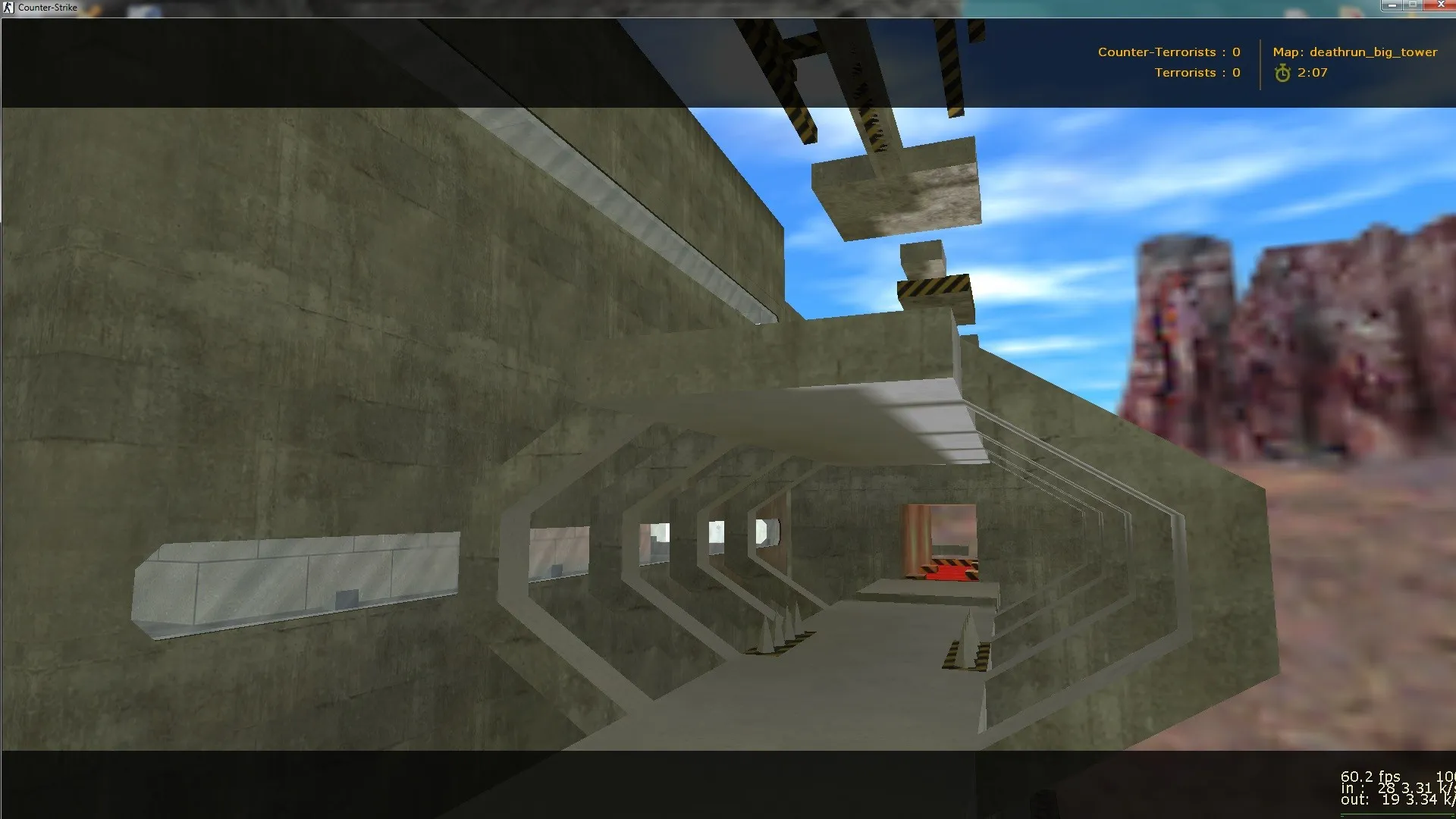 Скачать deathrun_big_tower для CS 1.6: карта с big tower, ловушки и раунды по правилам - Скриншот