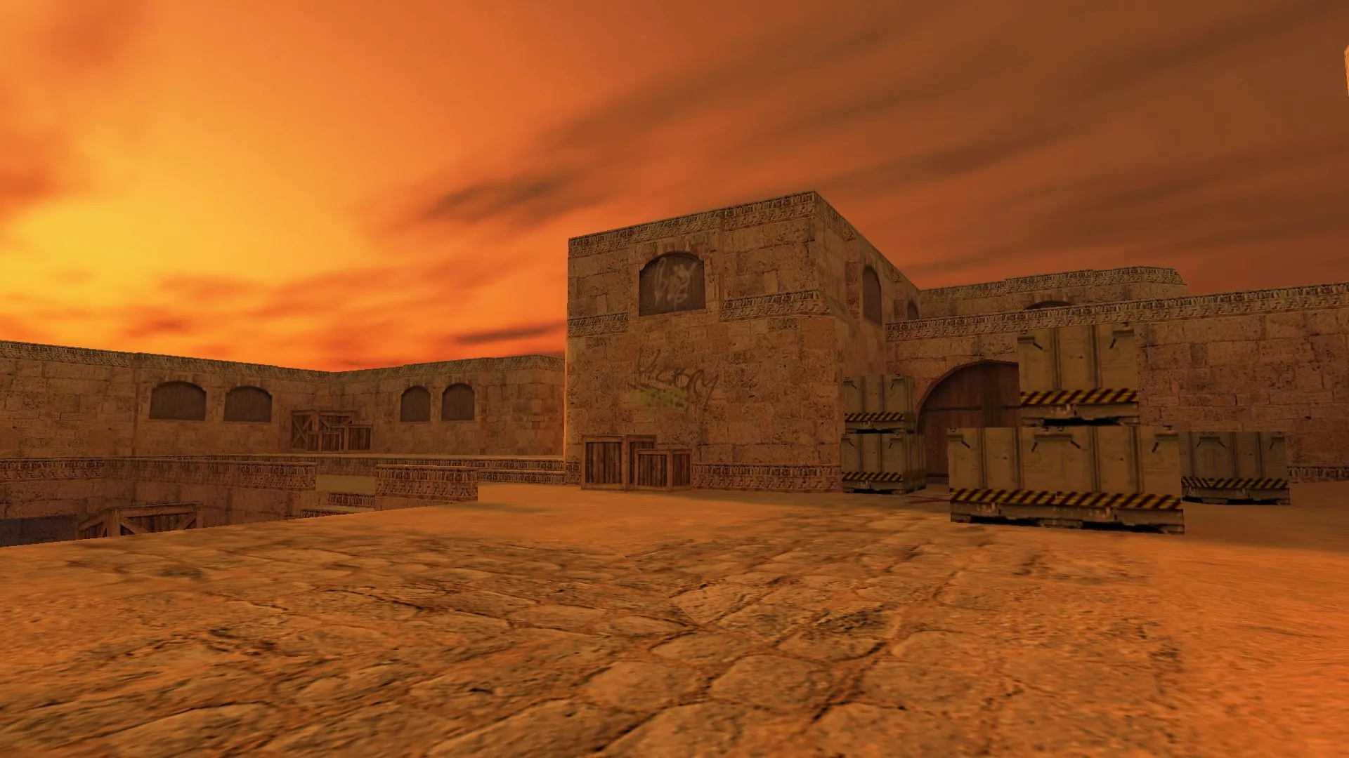 Скачать Карта de_dust2014_r2 для CS 1.6: точки, баланс сторон, оптимизация и запуск без подмены - Скриншот