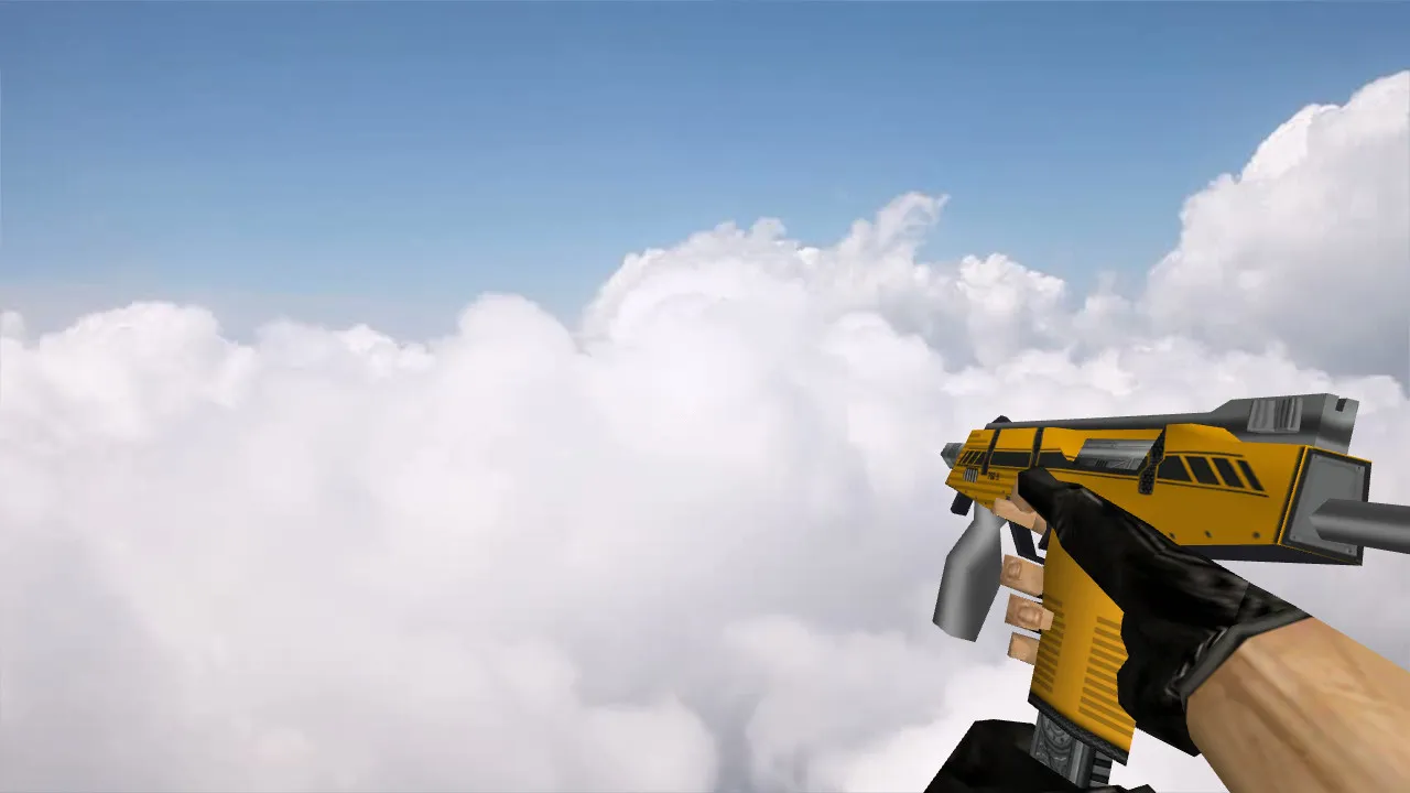 Скачать Модель MP9 «Топливный инжектор» для CS 1.6 - качественные текстуры и анимация - Скриншот