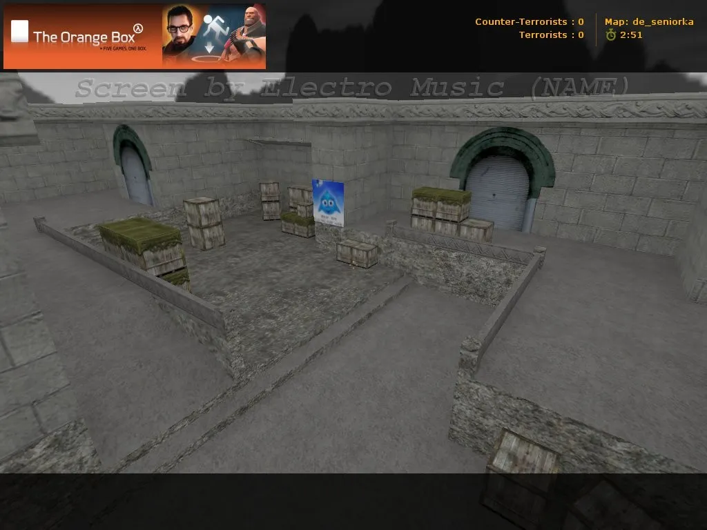 Скачать Карта de_seniorkax для Counter-Strike 1.6: Тактика и особенности - Скриншот
