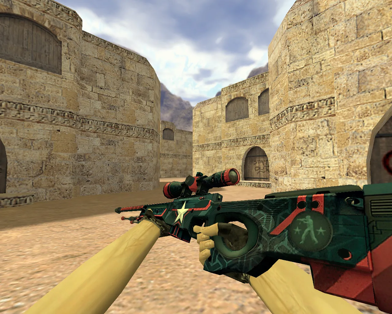 Модель «AWP Капитан удар» для CS 1.6: Качество и детализация — скриншот 1