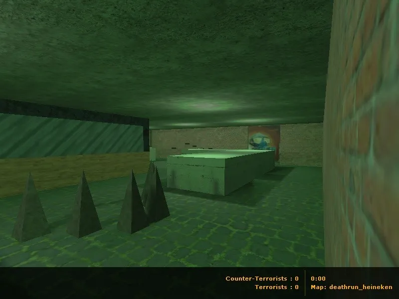 Скачать deathrun_heineken для CS 1.6 — карта deathrun, точки, маршруты, настройка ботов - Скриншот