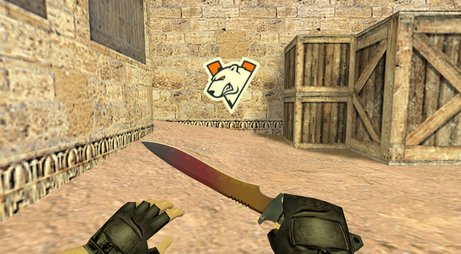 Скачать Граффити «Virtus.pro Logo» для CS 1.6 – Погрузи свою игру в киберспорт - Скриншот