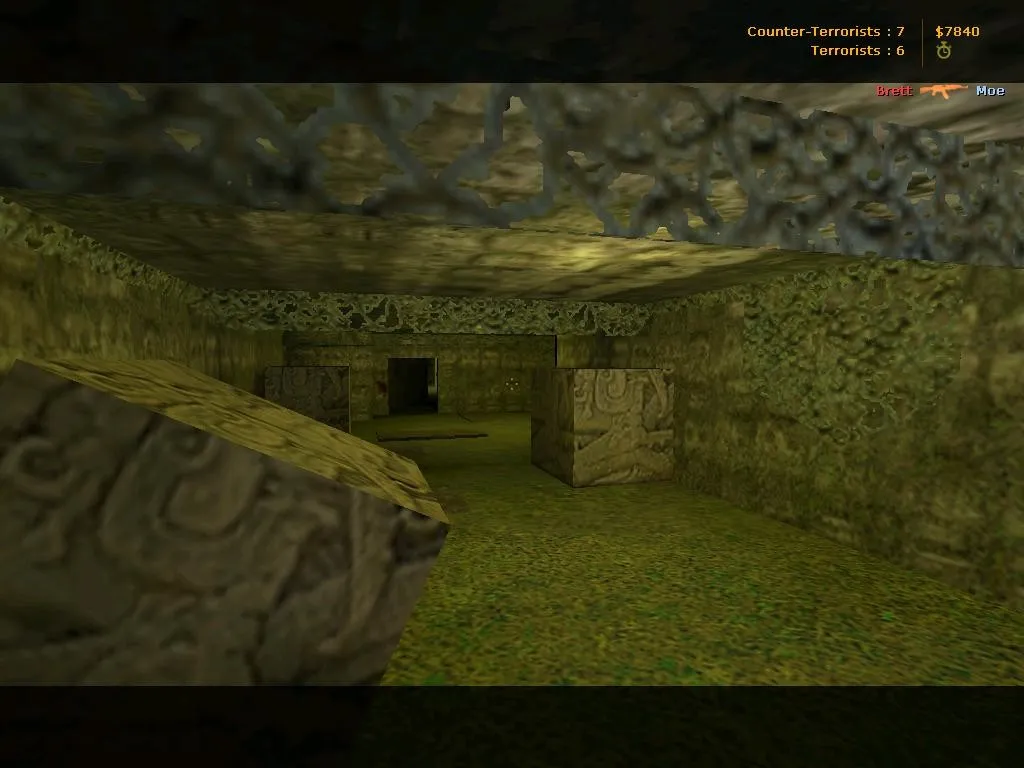 Скачать de_aztec_esp_2013 для CS 1.6: тактики, точки, оптимизация, .nav и запуск без подмены - Скриншот