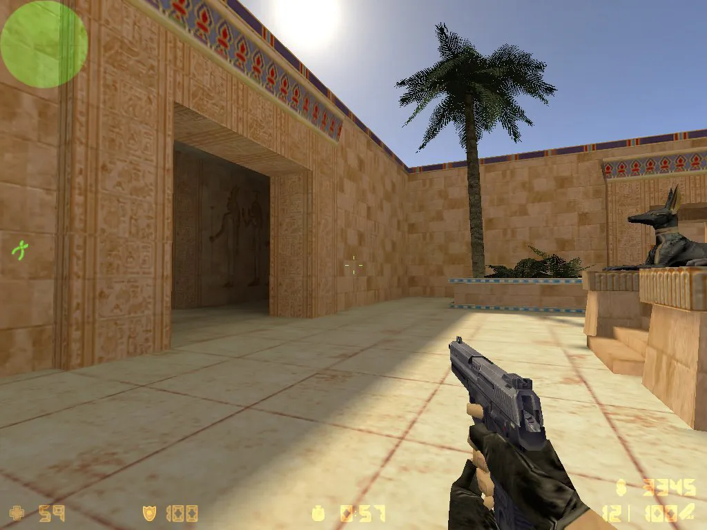 Скачать Карта de_temple_aegypt для CS 1.6 – Тактические возможности и детали - Скриншот