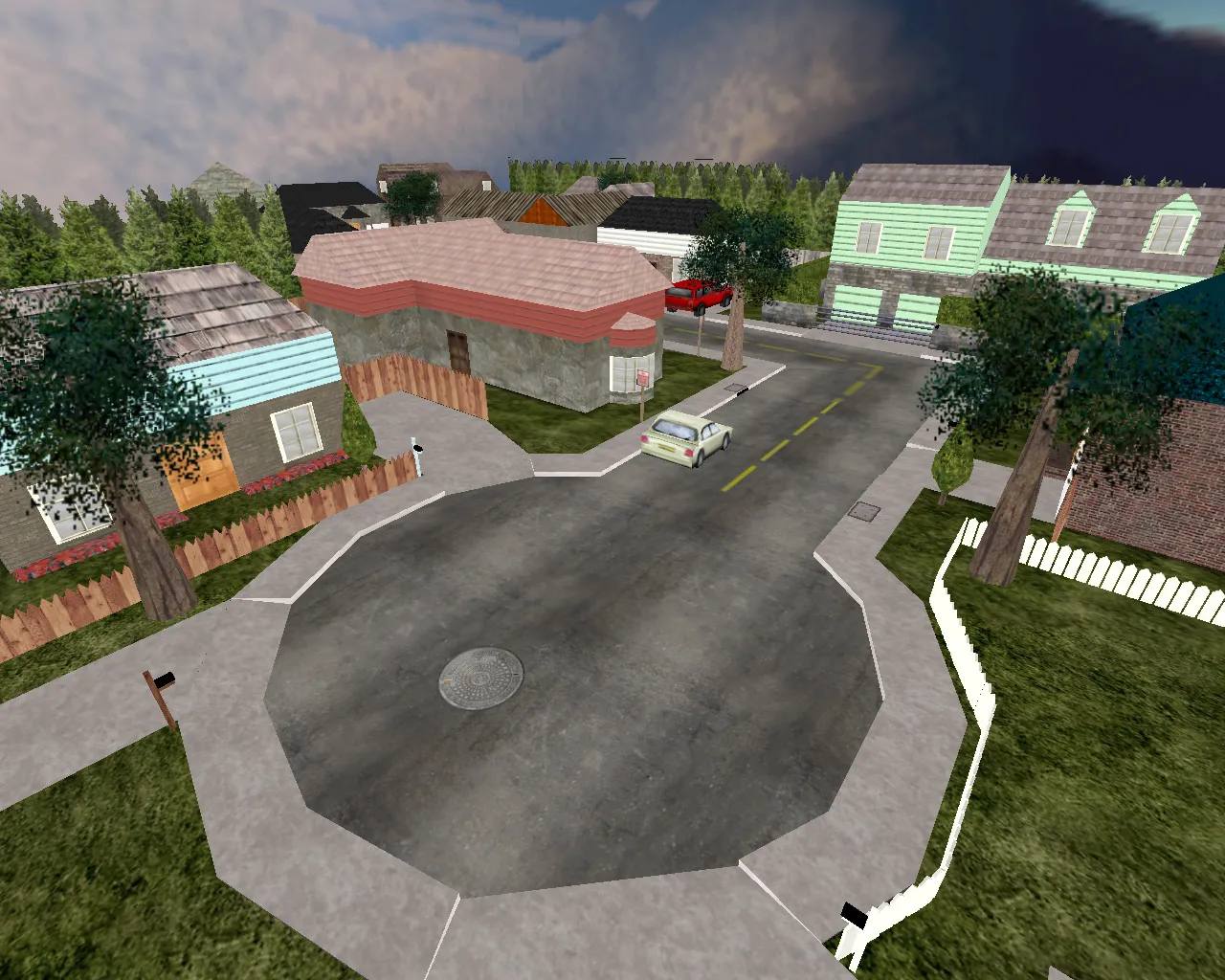 Скачать Карта de_neighborhood для CS 1.6: Тактические особенности и оптимизация - Скриншот