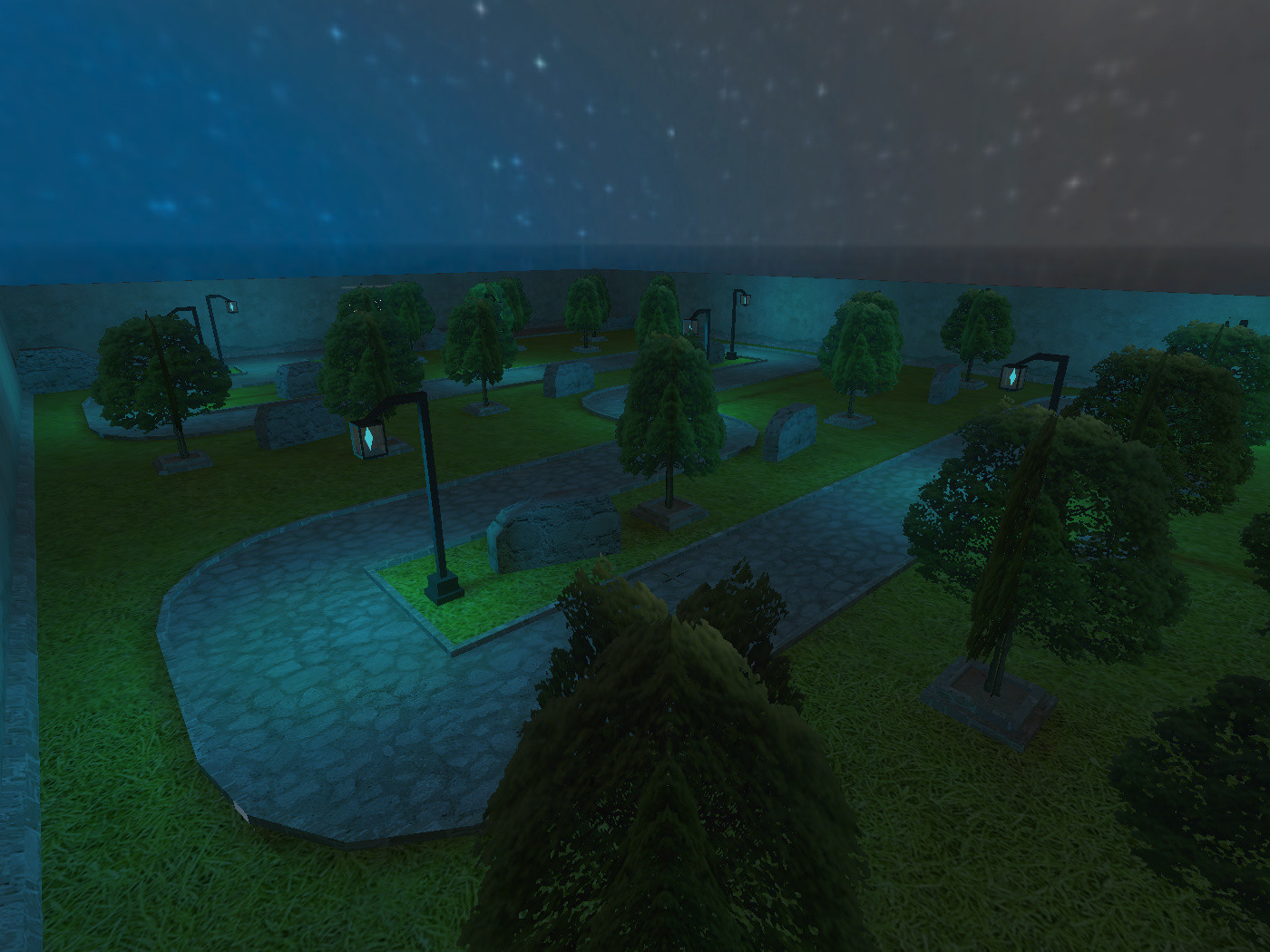 aim_ak_nightpark_mr — скриншот 1