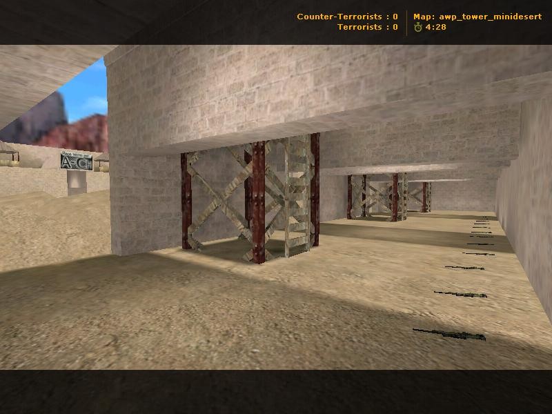 Скачать awp_tower_minidesert - Скриншот