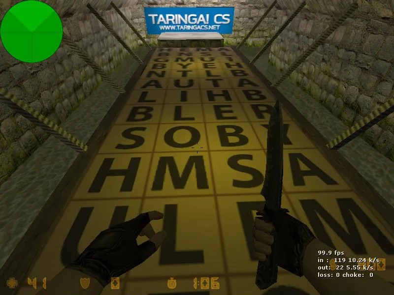 Скачать deathrun_taringacs_rockandrun для CS 1.6: карты deathrun, тактика за терр/контр, точки, боты, оптимизация - Скриншот
