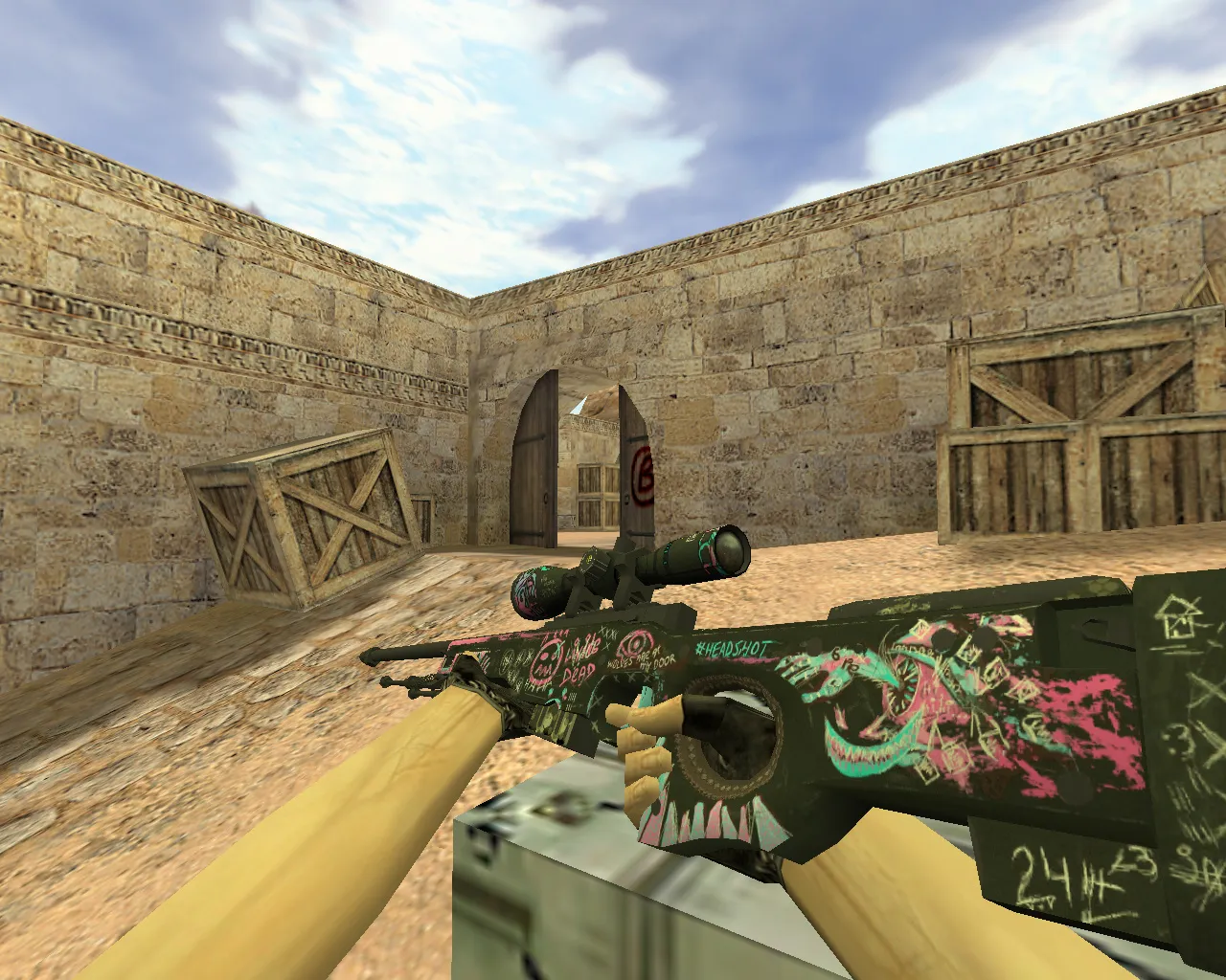 Скачать Модель AWP Fever Dream для CS 1.6 - Качество и Уникальность - Скриншот