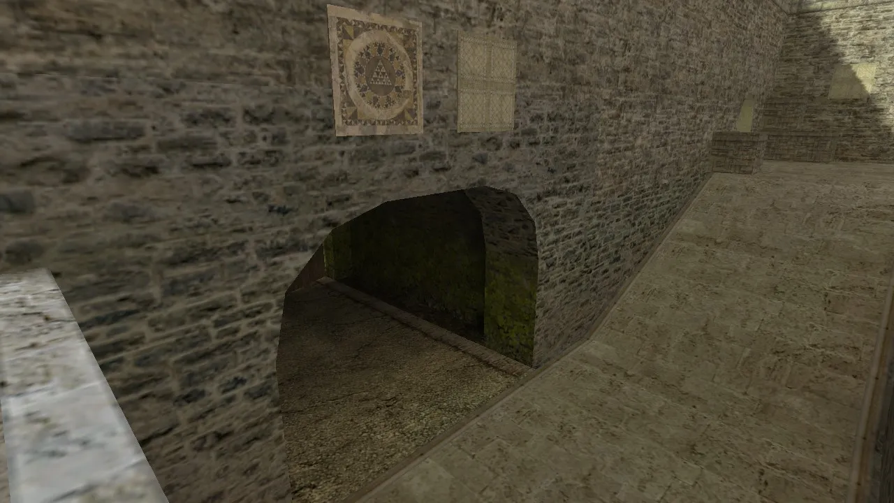 Скачать Карта de_nobreath для CS 1.6: тактика и особенности - Скриншот