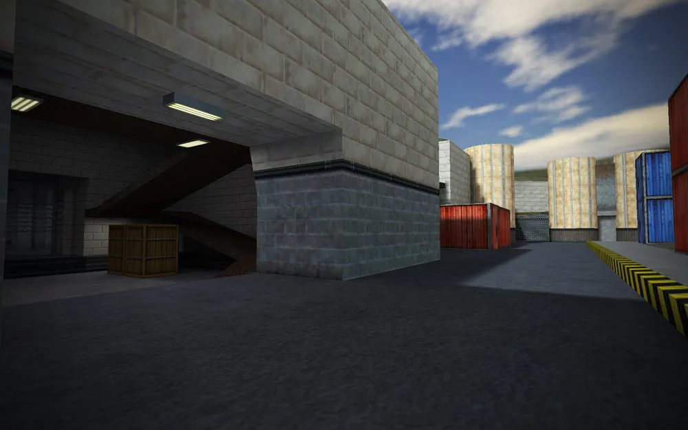 Карта de_granary для CS 1.6: тактика за CT/T, точки контроля, .nav и оптимизация wpoly/epoly — скриншот 3